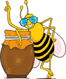 happy helper bee