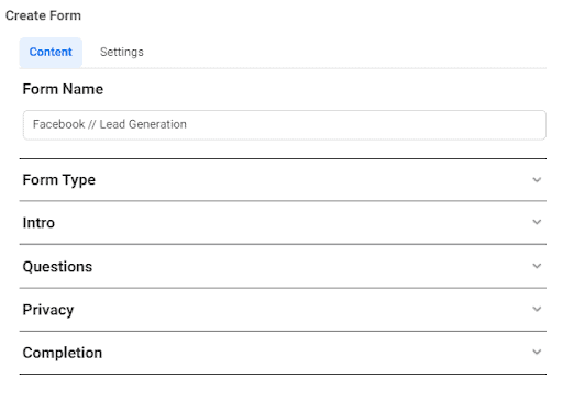 - digital marketing for growing businesses by honeypot marketing Lead Generation - Facebook Forms