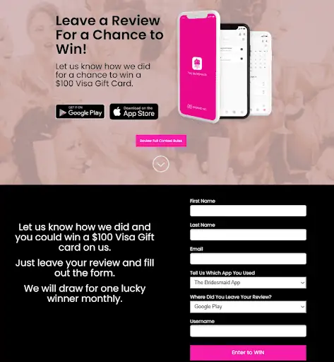 - digital marketing for growing businesses by honeypot marketing Examples of Contest Campaigns