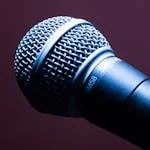 Black Dynamic Microphone