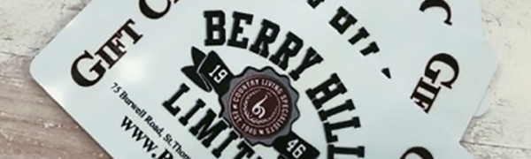 Berry Hill gift cards