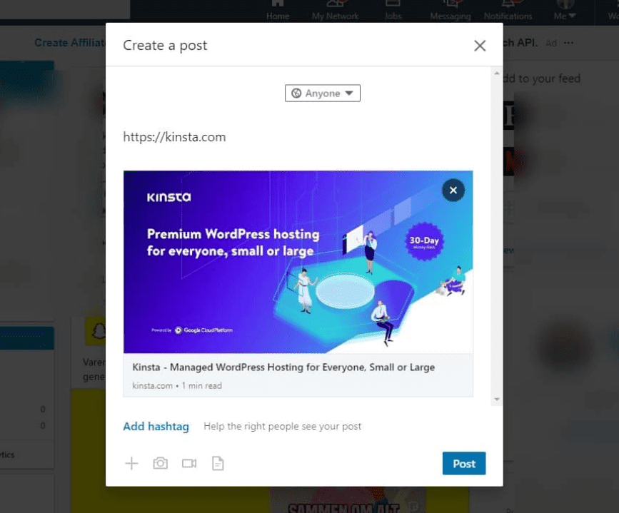 Cross-Post LinkedIn