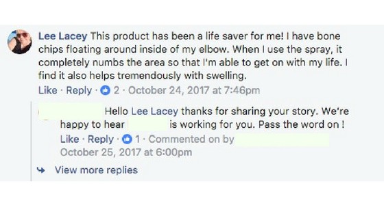 Easter landing page block 5 facebook customer testimonials