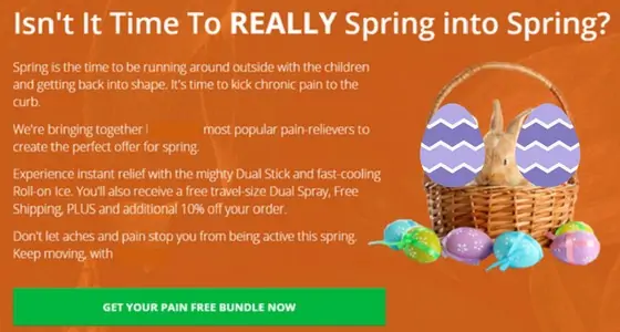 - marketing numérique pour les entreprises en croissance par honeypot marketing Page de destination de Pâques, bloc trois avec texte détaillé