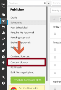 HootSuite Features_content library