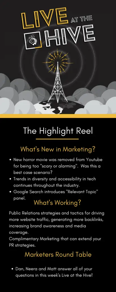 Marketing startup podcast live at the hive uptown waterloo december 15