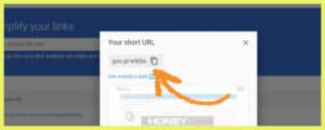 copy this, now short, url