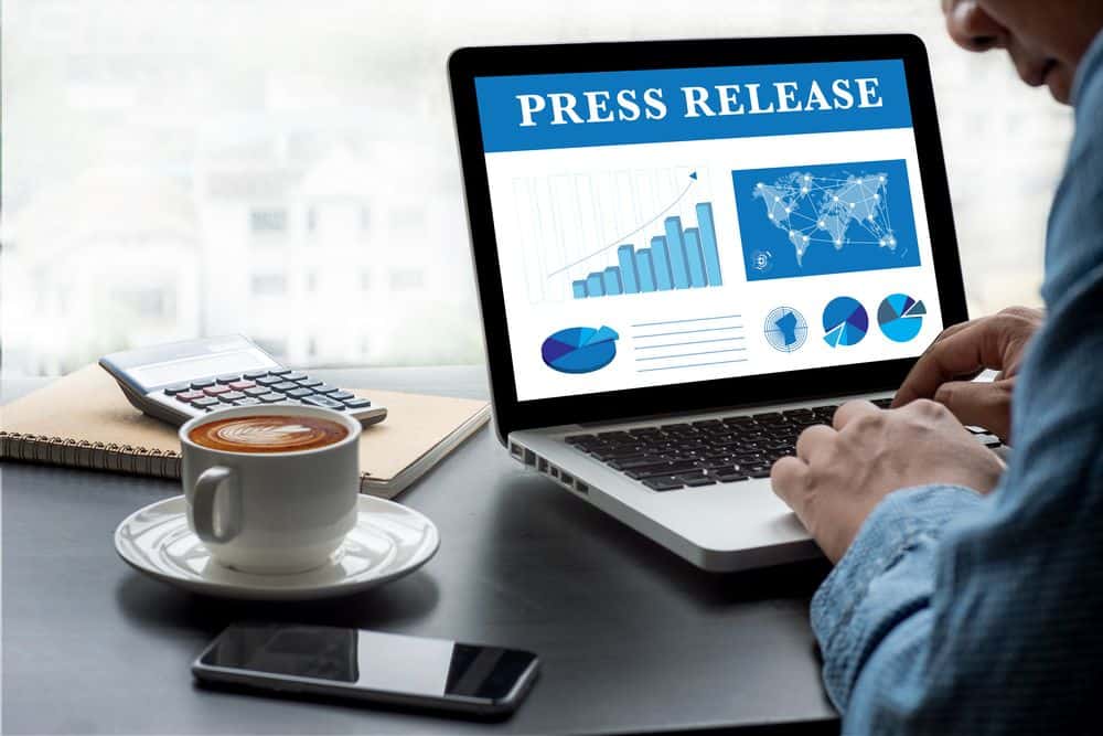 5 Press Release Tactics on Computer Screen.