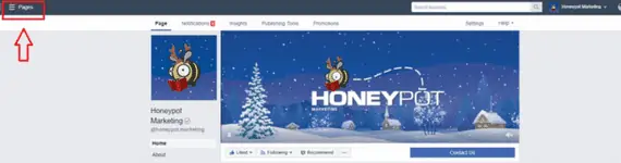 - marketing numérique pour les entreprises en croissance par honeypot marketing comment gérer votre page Facebook depuis la vue du gestionnaire de pages Facebook