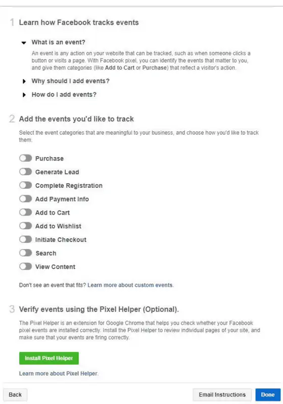 - marketing numérique pour les entreprises en croissance par honeypot marketing une liste à bascule de différentes choses que le pixel peut suivre