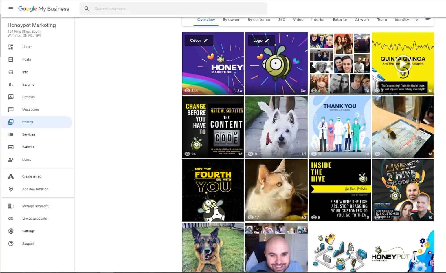 - digital marketing for growing businesses by honeypot marketing screenshot of honeypot gmb photos