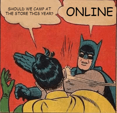 batman meme of black friday