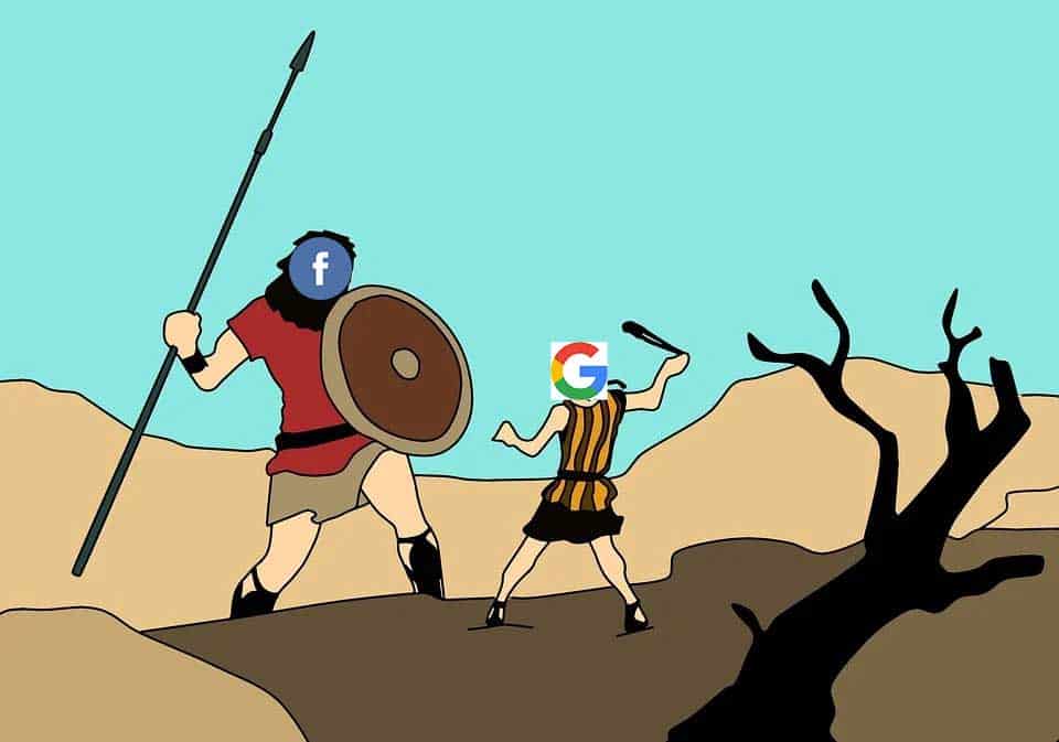 google facebook zero click searches