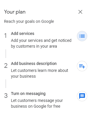 - digital marketing for growing businesses by honeypot marketing screenshot of gmb set up