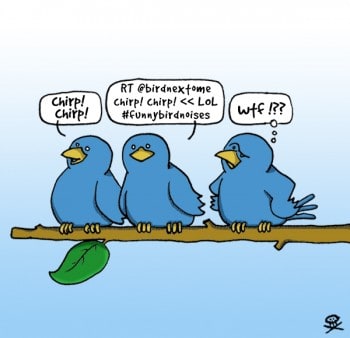 Funny hashtag bird joke, what is a hashtag?