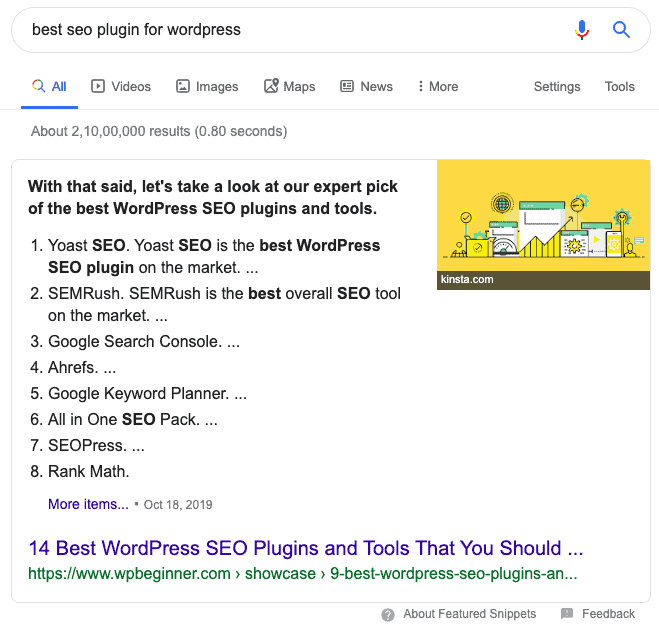zero click double featured snippet